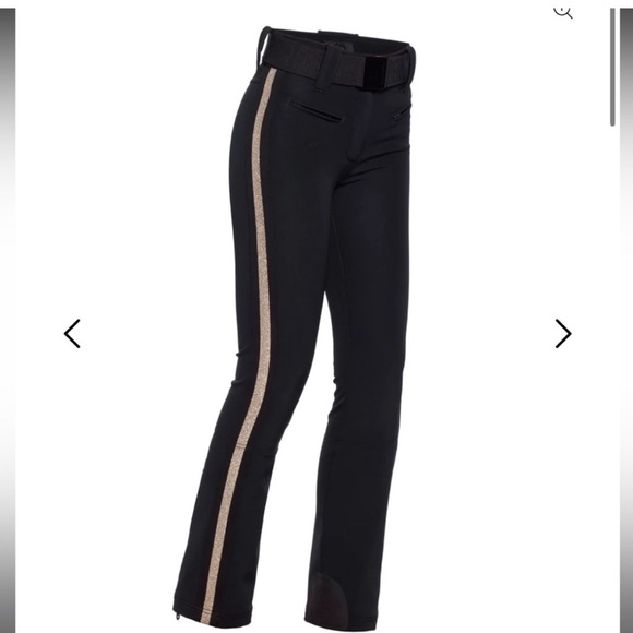 Goldbergh Cher Ski Pant in Black and Gold, US Size 4 NWT - Picture 8 of 8